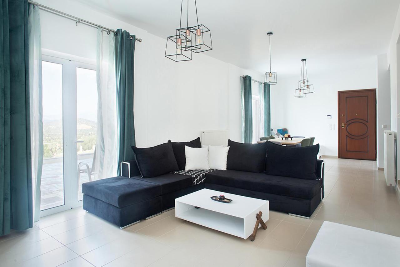 Σπίτι Με Θέα Villa Kalivia Thorikou Exteriör bild