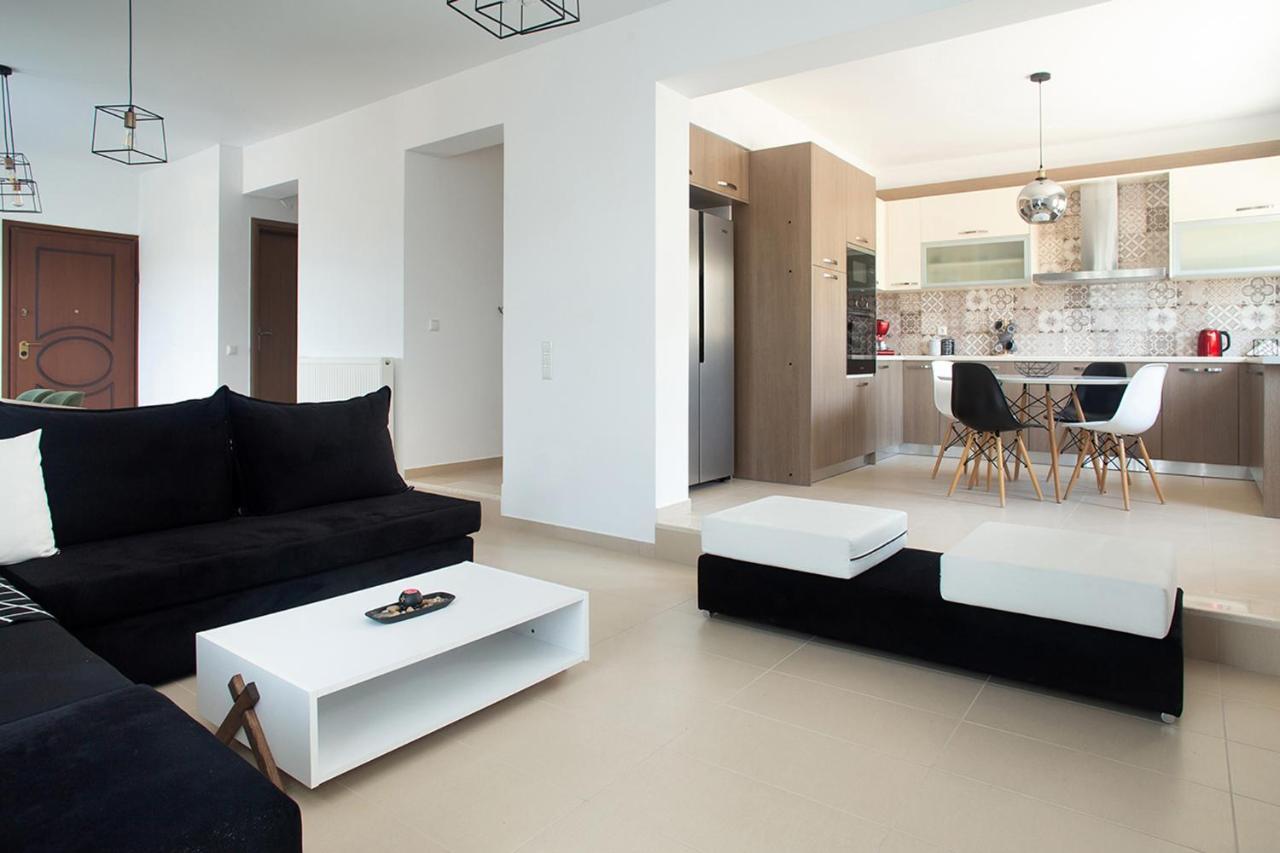 Σπίτι Με Θέα Villa Kalivia Thorikou Exteriör bild